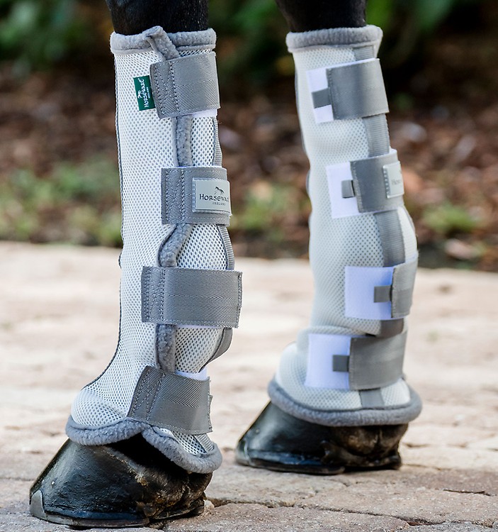 Stivali Antimosche Rambo Tech-Fit Horseware Per Cavalli - Set Di 4 Protezione Insetti E UV