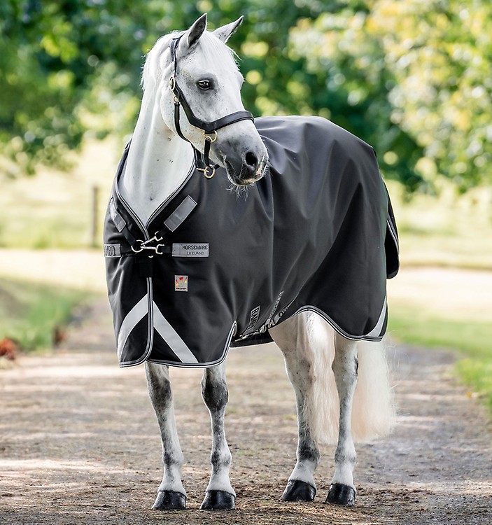 Capuche De Protection Horseware Rambo Slinky – Noir – Neuf