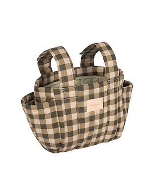 Sac Organisateur Poussette – Avec 2 Porte-bouteilles Isolés, Sac Détachable, Bande Adhésive, Imperméable, Noir