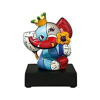 Figurine Romero Britto – Ocean Love – Poissons En Porcelaine – Pop Art – Neuf