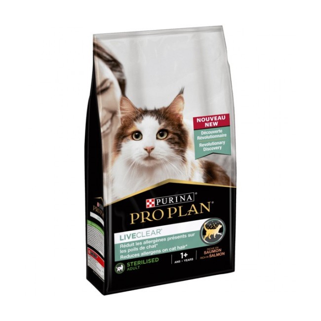 Croquettes Proplan Liveclear Sterilised Dinde Pour Chat Sterilise