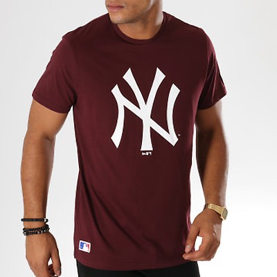 NEW ERA New York Yankees Team Logo Black T-Shirt  Men's \ Men's clothing \  T-shirts Brands \ #Marki - 4 \ New Era