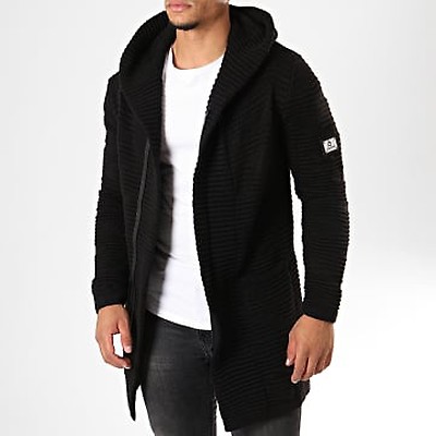 Cardigan Homme Crossby 18551 Success - Noir Taille S, Acrylique, Neuf Avec étiquettes