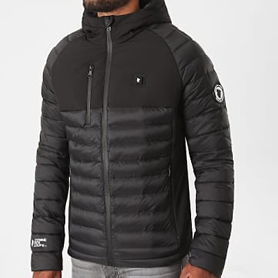 John H - Blouson Chauffant Col Mouton 6612 Noir 