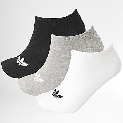 ADIDAS FEMMES MID ANKLE PLEIN CHAUSSETTES DE PAILLETTES H37064 NOIR OR 2  PAIRES Taille EU 34-36 Couleur Blanc