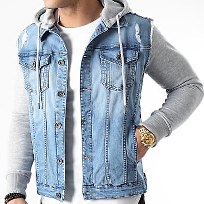 Veste en jean la best sale boutique officiel