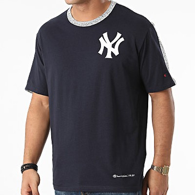 47 NEW YORK YANKEES BACKER ECHO TEE - Print T-shirt - jet black