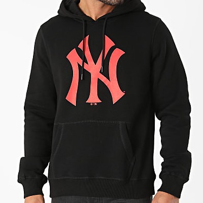 MLB Unisex New York Yankees Logo Sweatshirt Pink/Red 31MT02941-50P - KICKS  CREW