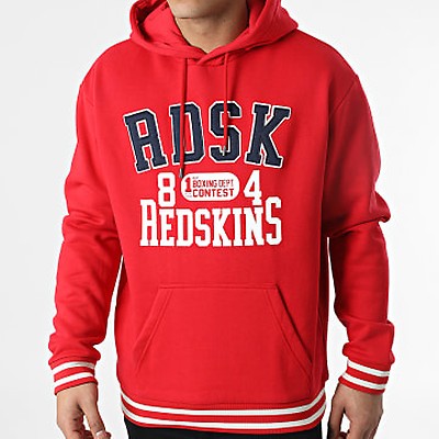 Redskins - Sweat Capuche State Poster Rouge 