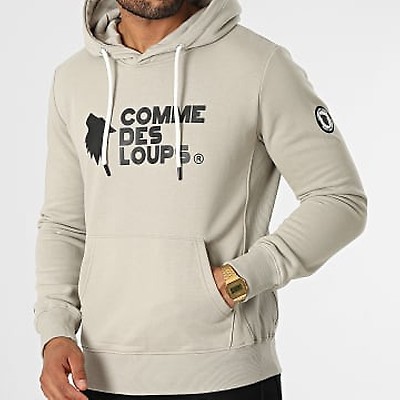 Sweat Capuche JANEIRO Blanc Unisex - COMME DES LOUPS site Officiel de la  marque