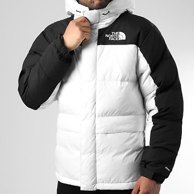 Nike - Doudoune Capuche Down-Fill Noir Blanc