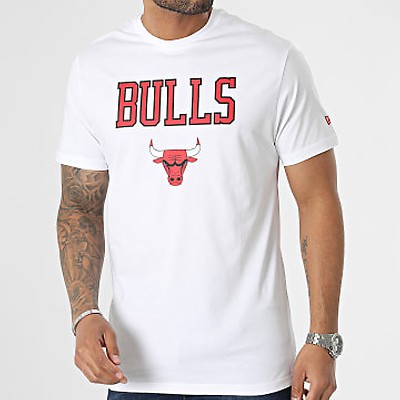 New Era Chicago NBA Drip Logo Bulls T-shirt 60332207 Black