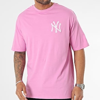 Official New Era NBA Infill Logo New York Knicks Oversized T-Shirt C2_139 C2_139