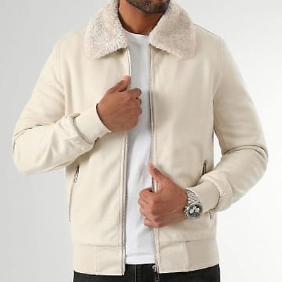 Veste discount mouton blanche