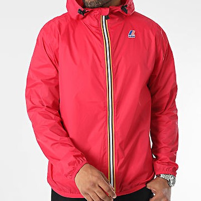 Veste Kway Orange Coupe-vent Imperméable - Taille M, Vintage Neuve Sans étiquette