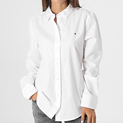 Tommy Hilfiger Chemise Manches Longues Femme Organic Co 9673