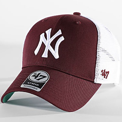 New Era 60358065 Tech Ripstop New York Yankees Trucker Cap Orange Man