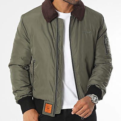 Bombers homme col online mouton