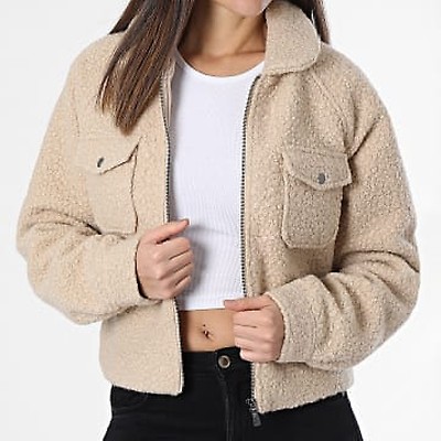 Only - Veste Polaire Femme Tanja Beige 