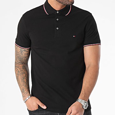 Tommy Hilfiger - Polo Manches Courtes Basic Tipped 0768 Rose 