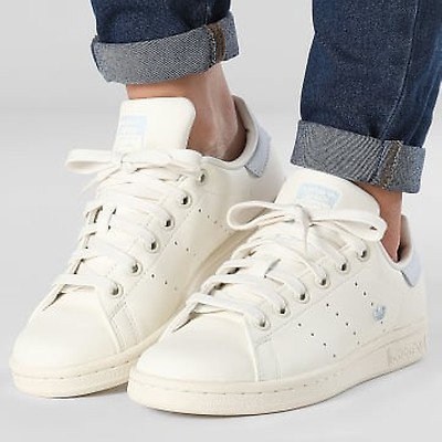 Baskets Femme Stan Smith FX7519 Cloud White Green