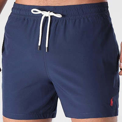 Polo Ralph Lauren Short De Bain Original Player Bleu Marine