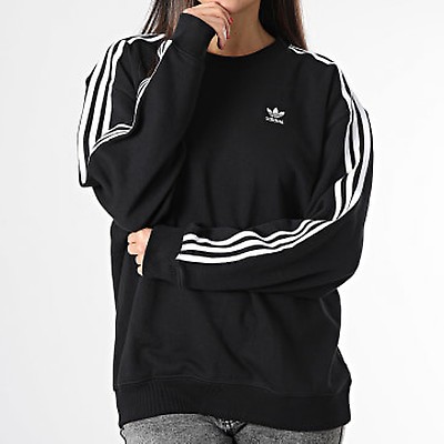 Adidas Originals - Sweat Crewneck 3 Stripes IA4861 Noir