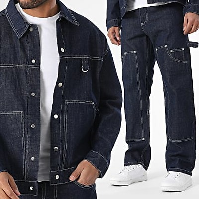 Veste En Jean BKE Survêtement - Taille M - Bleu - Neuf Sans étiquettes