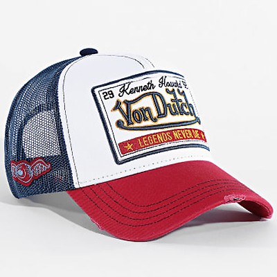 Bonnet Von Dutch Brodé Bleu Marine – Jamais Porté, Encore Sous Emballage !