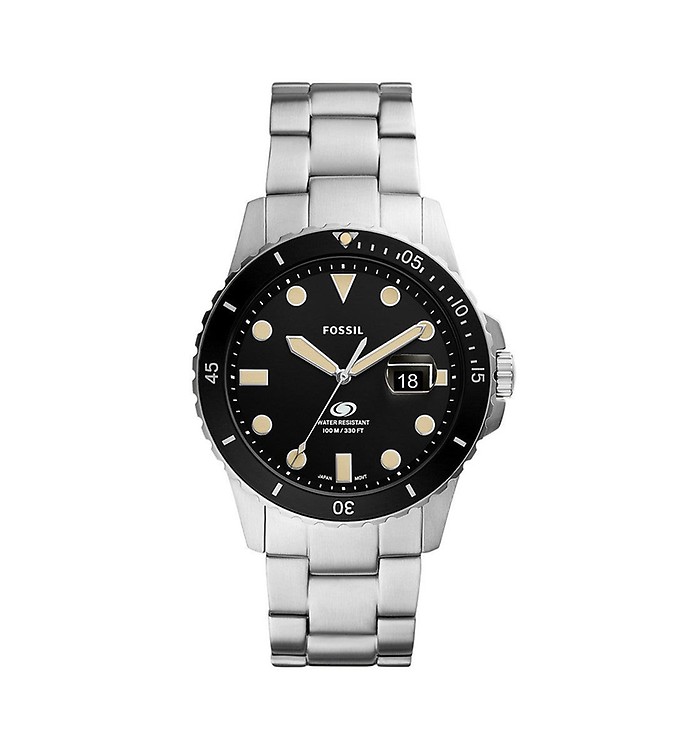 Montre fossil best sale homme acier noir