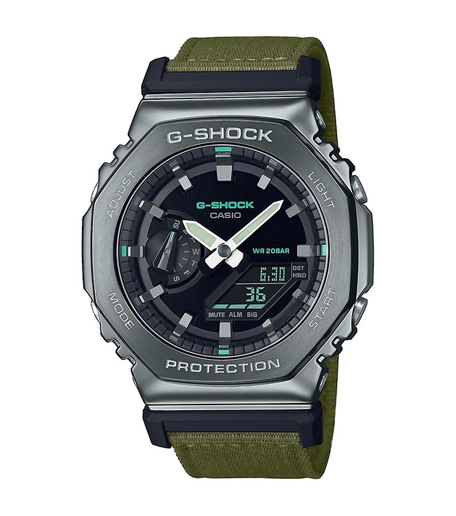 Montre CASIO G-Shock Homme en Résine Noir GA-2100-1AER 