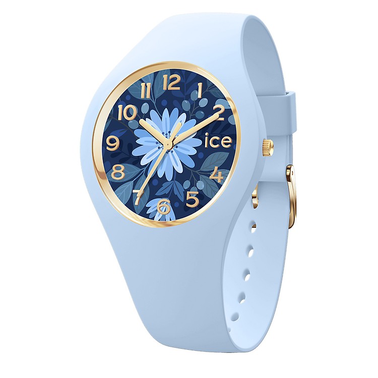 Montre ICE FLOWER - ICE WATCH Femme Bracelet Silicone Bleu - 020511