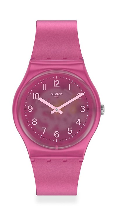 Montre swatch femme discount rouge