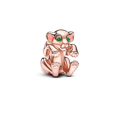 PANDORA Rose Sparkling Lion Princess Moments Charm