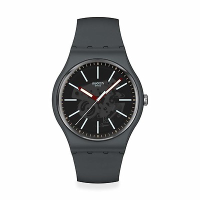 Swatch Golden Tac Black 34MM Watch