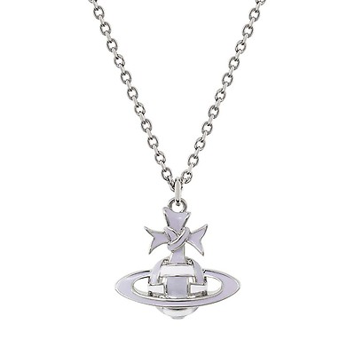 【VIVIENNE WESTWOOD】London Orb Pendant Silver Vivienne Westwood London Orb Necklace | Harrods US