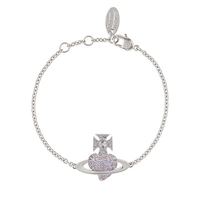 Vivienne Westwood Agnatha Bas-Relief Silver-Tone Pendant