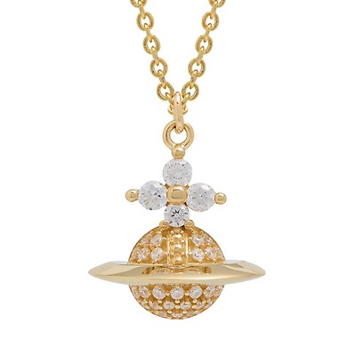 VIVIENNE WESTWOO【Tiziana Pendant - ネックレス】 Vivienne Westwood Tiziana Pendant Necklace | Silver