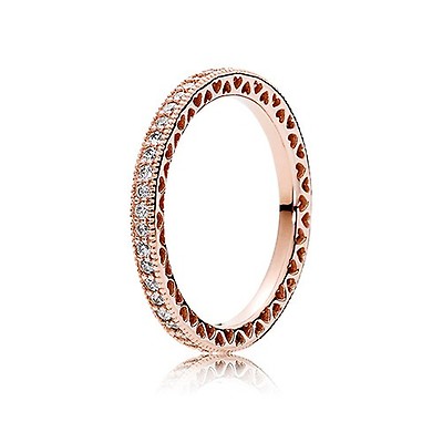 Puzzle heart frame ring pandora clearance