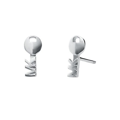 michael kors silver stud earrings