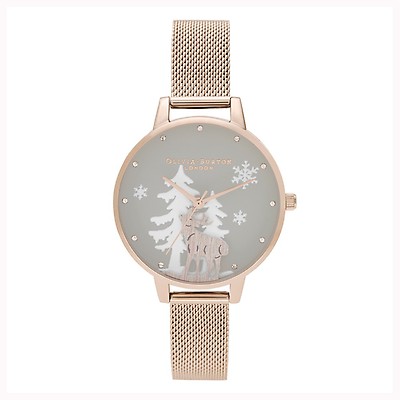 Olivia burton rabbit snow globe outlet watch