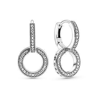 Pandora glacial sales beauty earrings