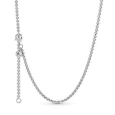 Pandora silver hot sale beaded necklace