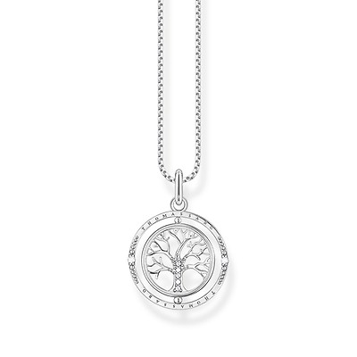 Pandora Sparkling Family Tree Sterling Silver Necklace Luxe
