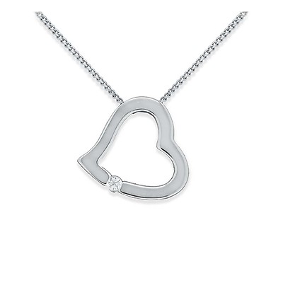 Asymmetric hearts of hot sale love necklace