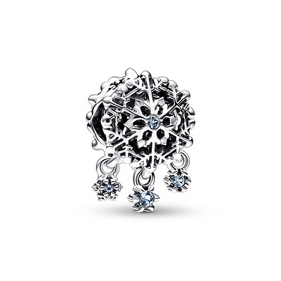 Pandora blue dazzling hot sale snowflake charm