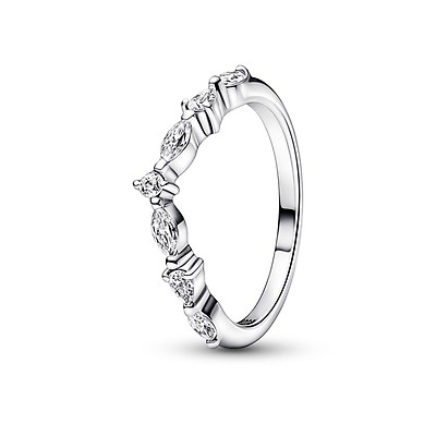 Pandora alluring hot sale hearts ring