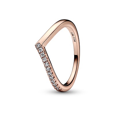 Pandora radiant elegance 2025 ring rose gold