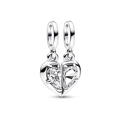 PANDORA Grandmother Sterling Silver Dangle Charm With Zirconia