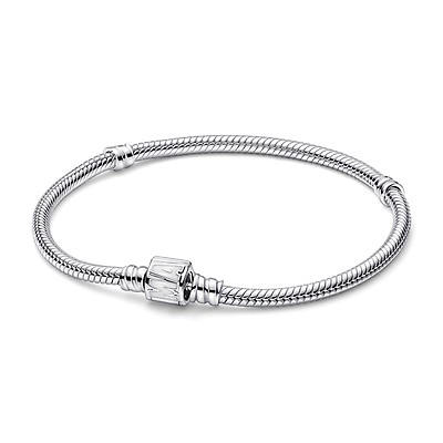 Pandora Moments Marvel Logo Clasp Snake Chain Bracelet